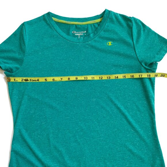 Champion Athletic Teal Green Short Sleeve Tee Shirt - M - Picture 5 of 7